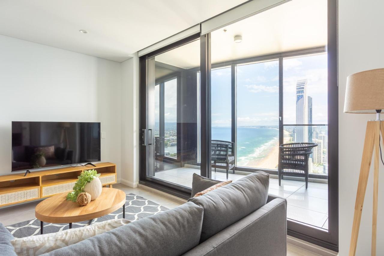 Sea View Beachfront Apartment In Surfers 골드코스트 외부 사진